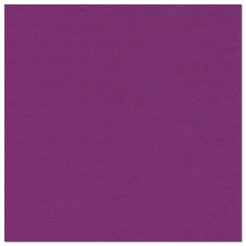 Un șervețel dreptunghiular violet simplu de la PAPSTAR GmbH, „ROYAL Collection” 20 de șervețele (1/4-pliu, 40x40 cm), prezentat pe un fundal alb - ideal pentru o decorare stilată a mesei.