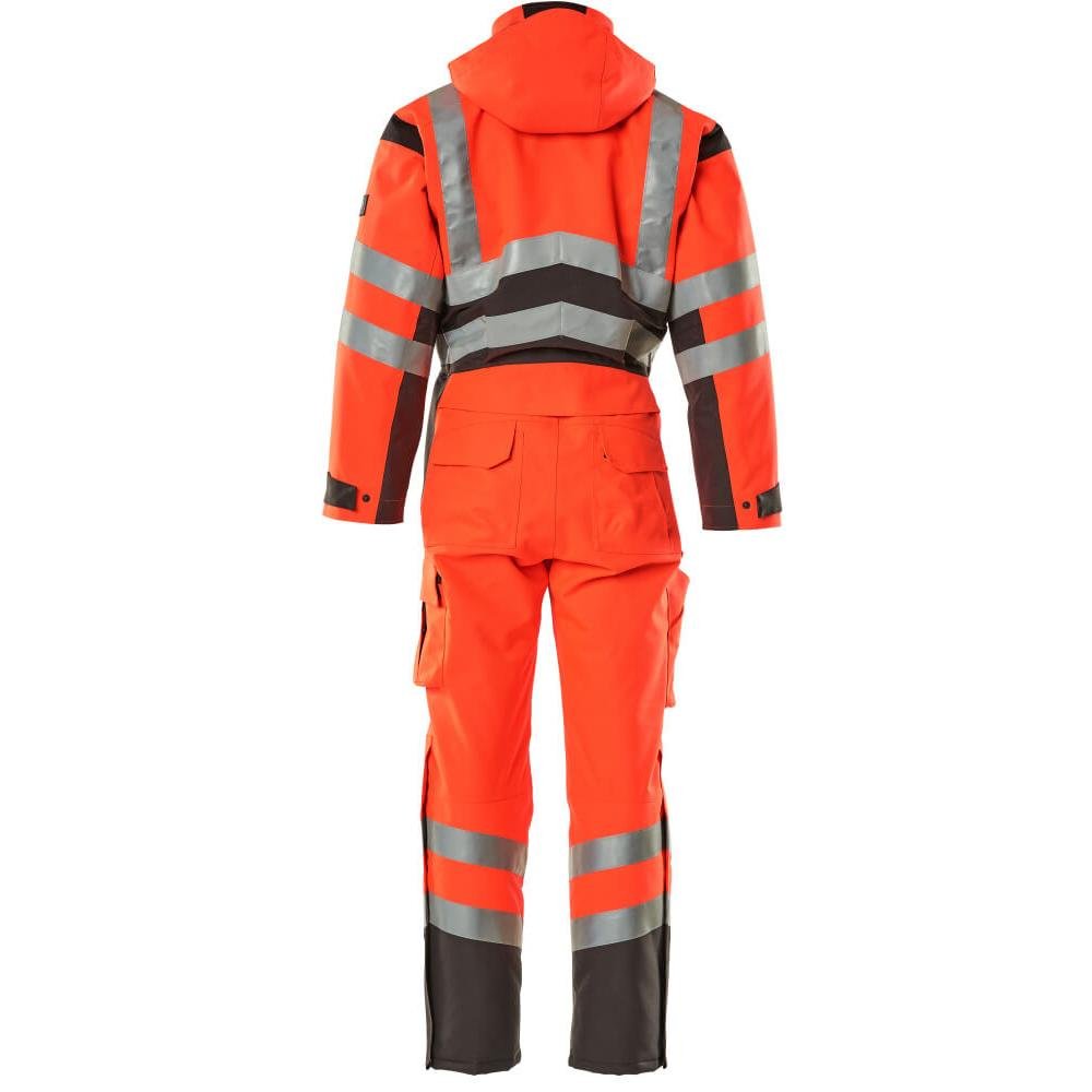 Combinație de iarnă MASCOT® Safara, roșu hi-vis/antracit închis