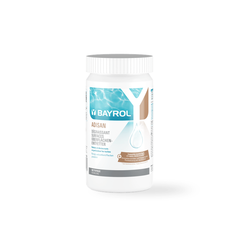 BAYROL Adisan de curățat margini 1 kg Granule foarte eficiente pentru curățarea piscinelor