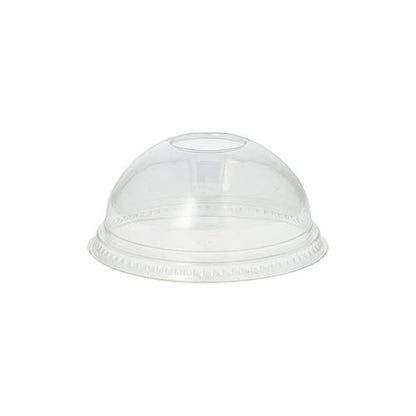 Capacul dom Starpak 50 „Hurricane” este un capac clar, rotund din PET fără gaură (Ø 9,5 cm, înălțime 4,5 cm), care este ideal pentru închiderea sigură a paharelor sau recipientelor pentru băuturi sau deserturi, satisfăcând astfel diverse cerințe de ambalare.