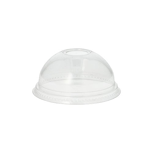 Capacul dom Starpak 50 „Hurricane” este un capac clar, rotund din PET (Ø 9,5 cm, 4,5 cm înălțime) fără gaură, cu margine ondulată pentru fixare sigură pe pahare sau recipiente.