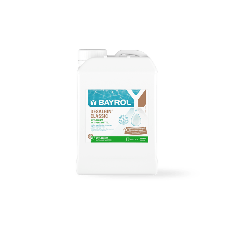 BAYROL Desalgin® CLASSIC concentrat lichid algicid împotriva tuturor tipurilor de alge