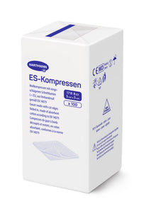 ES comprimă diferite dimensiuni, nesterile - 5 x 5 cm | Pachet (100 bucăți)