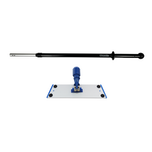 Maner telescopic Numatic cu bila de cauciuc, 60 - 110 cm ca set cu suport trapez 30cm | Pachet (1 bucata)