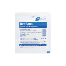 Compresa cu fante din lână BeeSana®, sterilă, de 4 ori