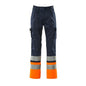 Pantaloni MASCOT® Patos, bleumarin/portocaliu hi-vis