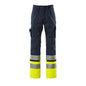 Pantaloni MASCOT® Patos, bleumarin/galben hi-vis
