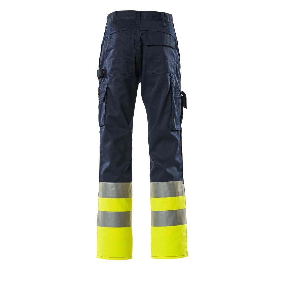 Pantaloni MASCOT® Patos, bleumarin/galben hi-vis