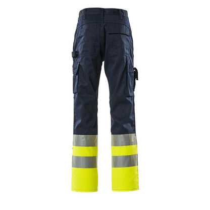 Pantaloni MASCOT® Patos, bleumarin/galben hi-vis