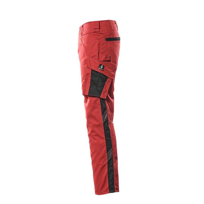 Pantaloni MASCOT® Oldenburg, roșu/negru