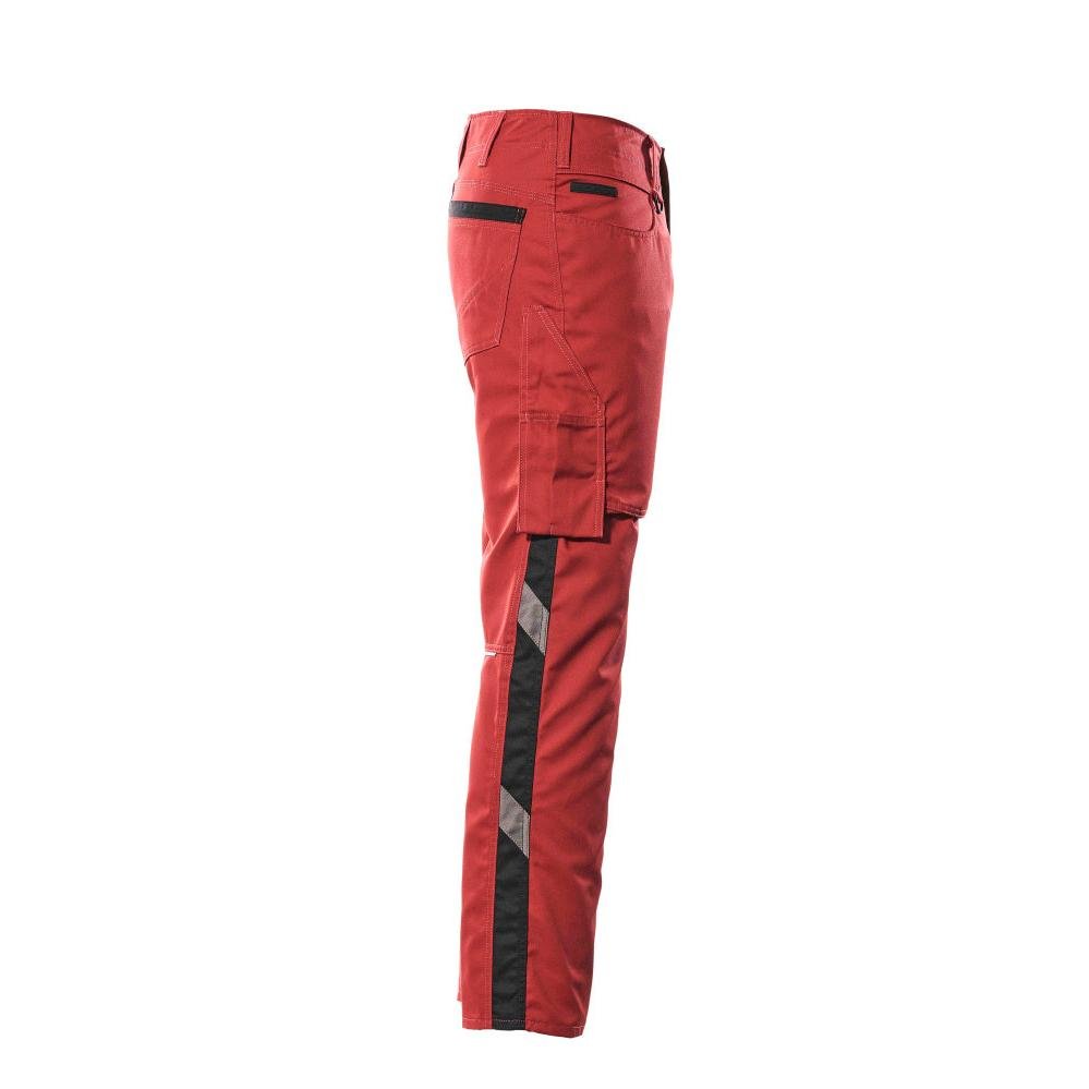 Pantaloni MASCOT® Oldenburg, roșu/negru
