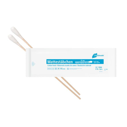 Tampoane de bumbac, ambalate steril, lungime: 15 cm