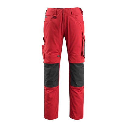 Pantaloni MASCOT® Mannheim, roșu/negru