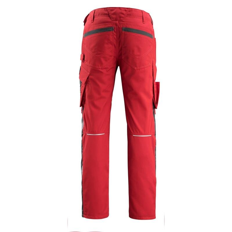 Pantaloni MASCOT® Mannheim, roșu/negru