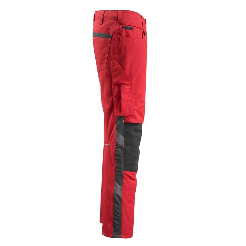 Pantaloni MASCOT® Mannheim, roșu/negru