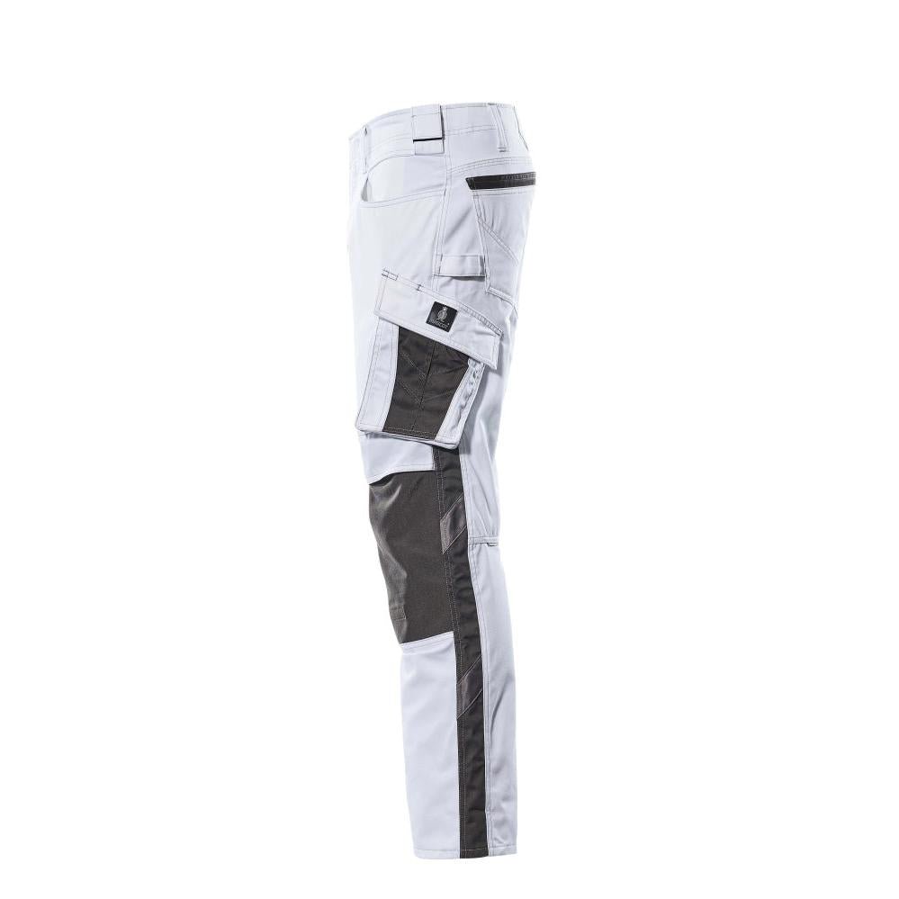 Pantaloni MASCOT® Mannheim, alb/antracit închis