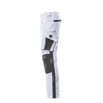 Pantaloni MASCOT® Mannheim, alb/antracit închis