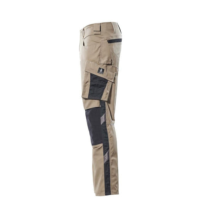 Pantaloni MASCOT® Mannheim, kaki deschis/negru