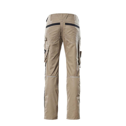 Pantaloni MASCOT® Mannheim, kaki deschis/negru