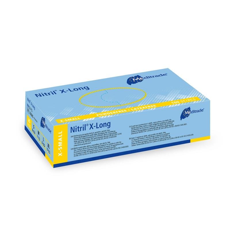 Nitril© 3000 X-Long Blue / Nitril x-lung | Pachet (1 bucata)