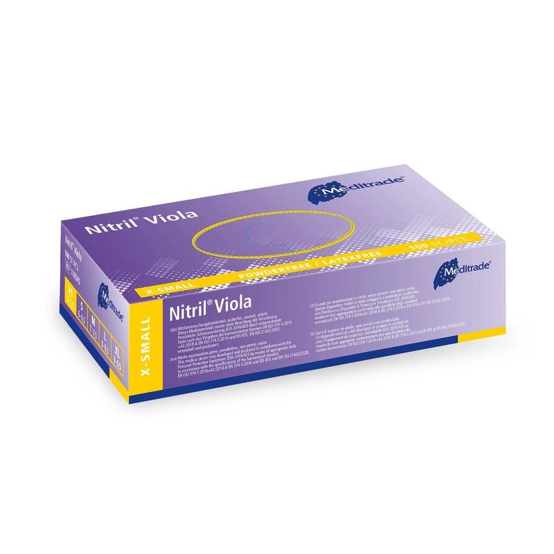 MEDITRADE NITRIL® VIOLA GLOBE NITRILE COLORED PURPLE
