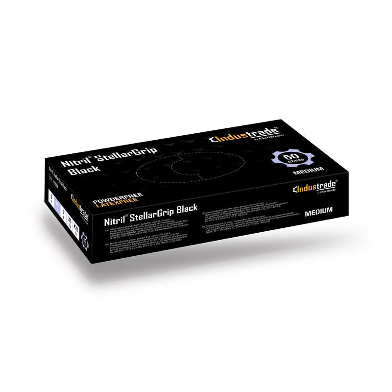 Nitril StellarGrip negru (50 buc.)