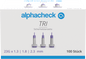 Lancete de siguranță Alphacheck TRI 23G | Pachet (100 bucăți)