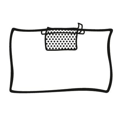 Foliodrape Protect drap autoadeziv 90x100 | Pachet (25 bucăți)