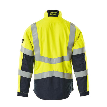 Geacă de lucru MASCOT® Biel Multisafe, galben/negru-albastru de mare vizibilitate