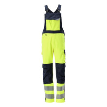 Salopete MASCOT® Davos Multisafe, galben/negru-albastru de mare vizibilitate