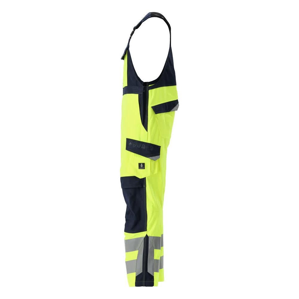 Salopete MASCOT® Davos Multisafe, galben/negru-albastru de mare vizibilitate