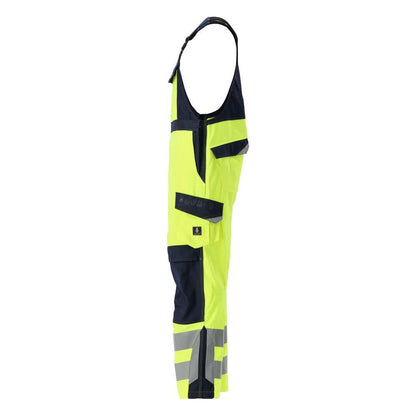 Salopete MASCOT® Davos Multisafe, galben/negru-albastru de mare vizibilitate