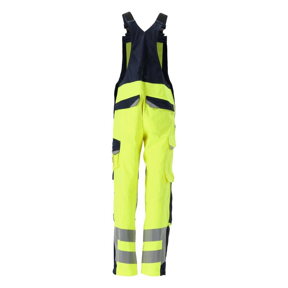 Salopete MASCOT® Davos Multisafe, galben/negru-albastru de mare vizibilitate