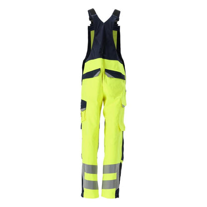 Salopete MASCOT® Davos Multisafe, galben/negru-albastru de mare vizibilitate