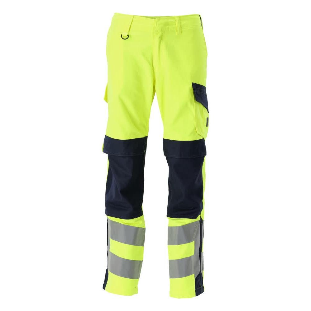 Pantaloni MASCOT® Arbon Multisafe, de mare vizibilitate galben/negru-albastru
