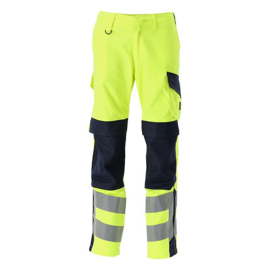 Pantaloni MASCOT® Arbon Multisafe, de mare vizibilitate galben/negru-albastru