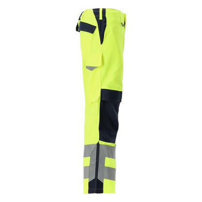 Pantaloni MASCOT® Arbon Multisafe, de mare vizibilitate galben/negru-albastru