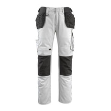 Pantaloni de artizan MASCOT® Bremen, alb/antracit închis