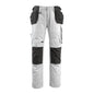 Pantaloni de artizan MASCOT® Bremen, alb/antracit închis