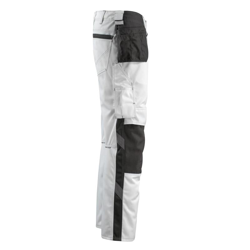Pantaloni de artizan MASCOT® Bremen, alb/antracit închis