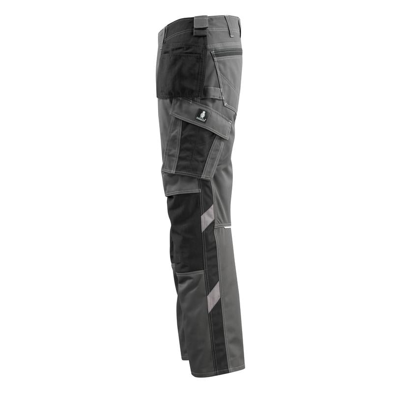 Pantaloni de artizan MASCOT® Bremen, antracit închis/negru