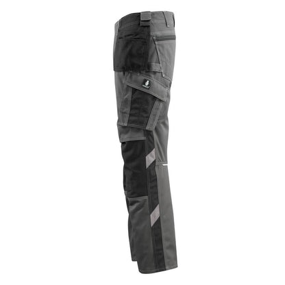 Pantaloni de artizan MASCOT® Bremen, antracit închis/negru
