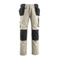 Pantaloni de artizan MASCOT® Bremen, kaki deschis/negru