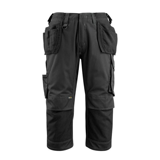 Pantaloni trei sferturi pentru meseriași MASCOT® Lindau, negri