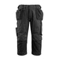 Pantaloni trei sferturi pentru meseriași MASCOT® Lindau, negri