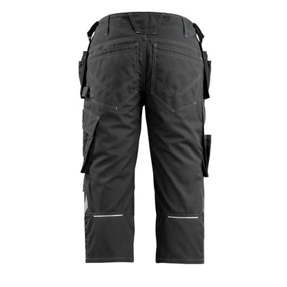 Pantaloni trei sferturi pentru meseriași MASCOT® Lindau, negri