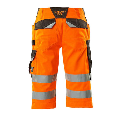 Pantaloni trei sferturi MASCOT® Luton, portocaliu hi-vis/antracit închis