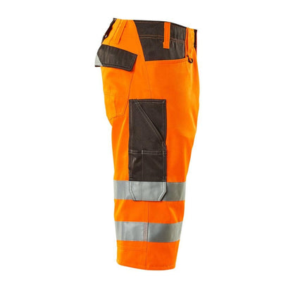 Pantaloni trei sferturi MASCOT® Luton, portocaliu hi-vis/antracit închis