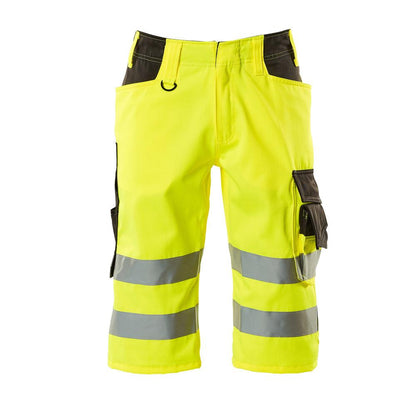 Pantaloni trei sferturi MASCOT® Luton, galben vizibil/antracit închis