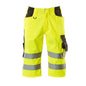 Pantaloni trei sferturi MASCOT® Luton, galben vizibil/antracit închis
